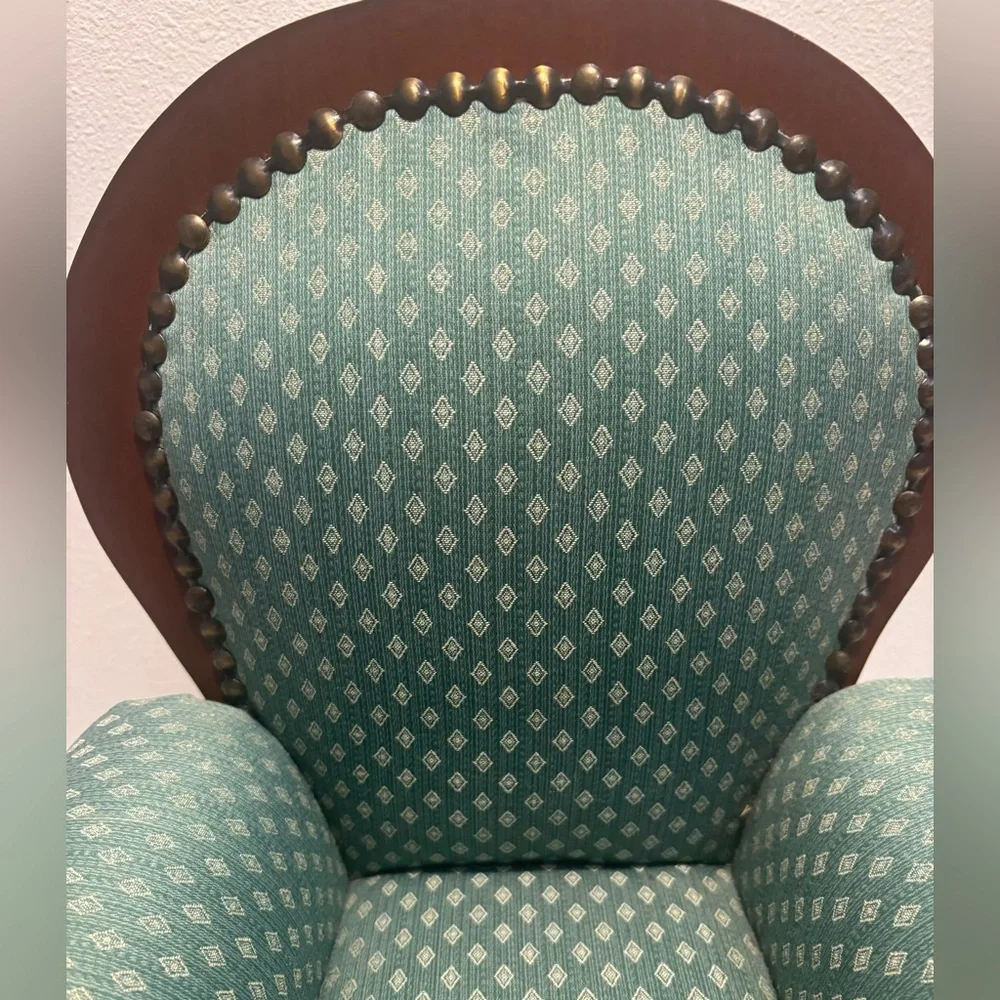 Vintage Doll Chair 18” American Girl Furniture Victorian Armchair